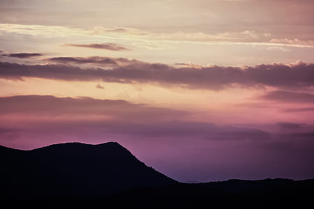silhouette photo of mountains thumbnail