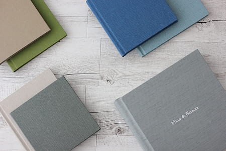 gray and blue books thumbnail