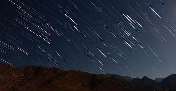 time lapse photography of night sky thumbnail
