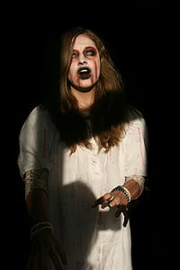 woman with halloween prosthetics thumbnail