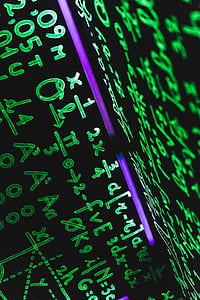 green text on black background thumbnail