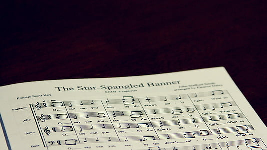 The Star-Spangled Banner music sheet thumbnail
