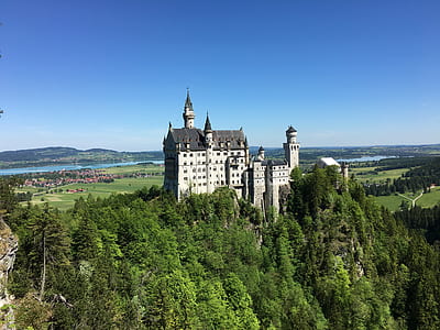 white and gray castle during daytime thumbnail