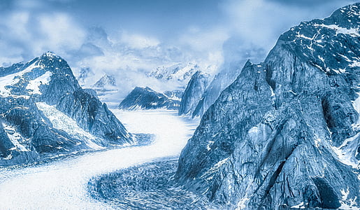 photo of mountain covered of snow thumbnail