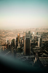 birds eye view of cityscape thumbnail