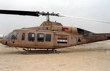 Iraqi Air Force Bell 214ST transport helicopter in the Gulf War thumbnail