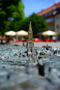 miniature green and brown village thumbnail