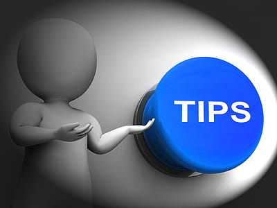 Tips Pressed Showing Guidance Suggestions And Advice thumbnail