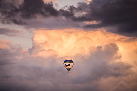 white and blue hot air balloon during daytime thumbnail