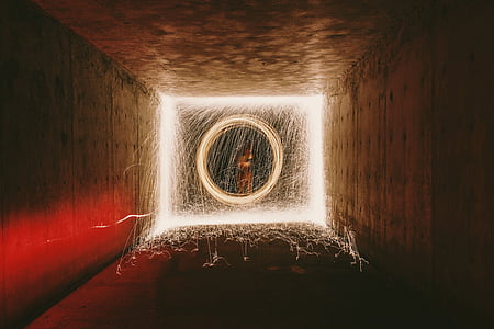 time-lapsed photography of turned on lights thumbnail