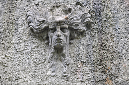 embossed face wall decor thumbnail