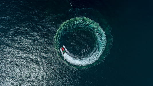 sea, bird's eye view, water, ocean thumbnail