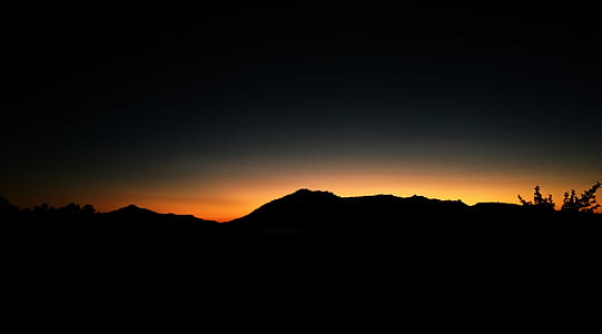 silhouette of mountain thumbnail