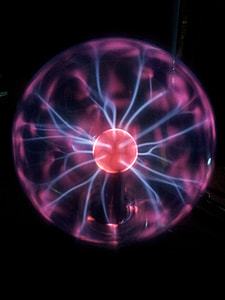 purple and blue plasma ball thumbnail