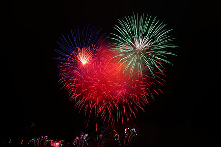 time lapse photography of fireworks thumbnail