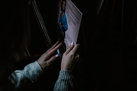 person reading book thumbnail