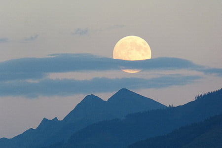 mountain range under the moon thumbnail