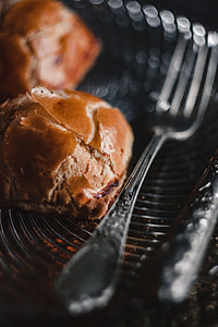 Sweet buns with cream cheese inside thumbnail