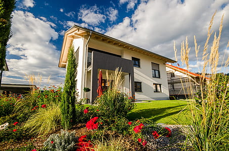 white and gray concrete house thumbnail