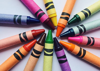 assorted-color circle crayons thumbnail