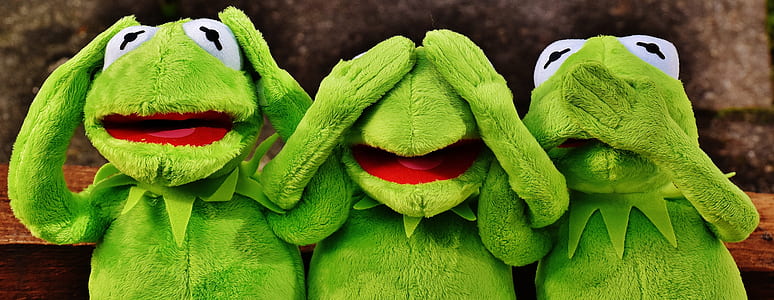 three Kermit the Frog plush toys thumbnail