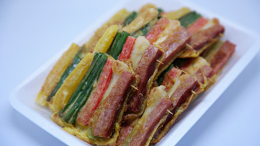 cooked food on plate thumbnail