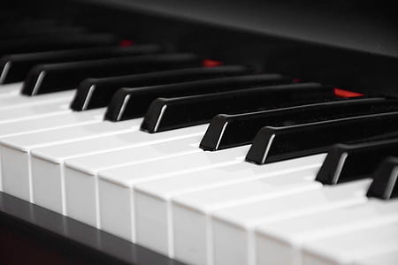 piano, keyboard, keys, music, instrument, black thumbnail