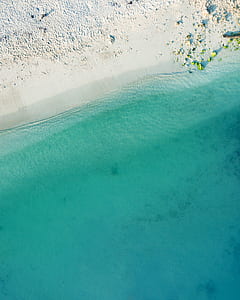areal photography of seashore thumbnail