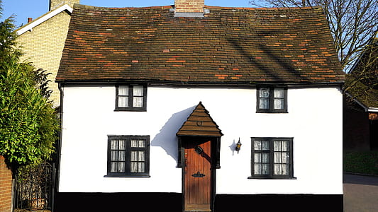wood, wall, trees, house thumbnail