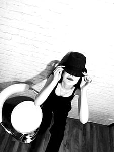 black-and-white, fashion, person, woman thumbnail