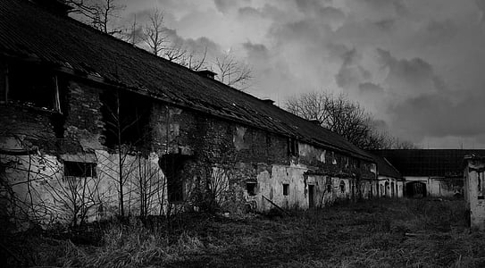 grayscale photography of building thumbnail