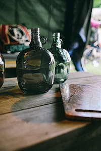 Interior of military styled tent thumbnail