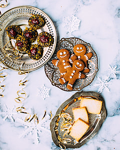 assorted-baked breads on plates thumbnail