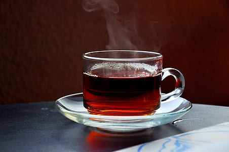 photo of clear mug on saucer thumbnail