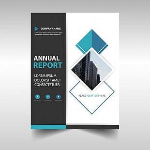 creative annual report book cover template eps file free graphics