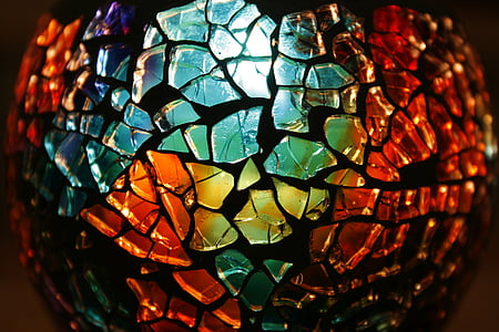 multicolored mosaic decor thumbnail