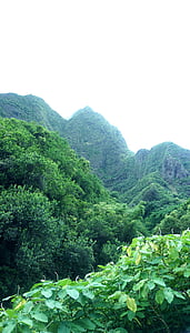 green mountain under white sky at daytime thumbnail