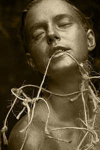 cyan photography of woman face thumbnail