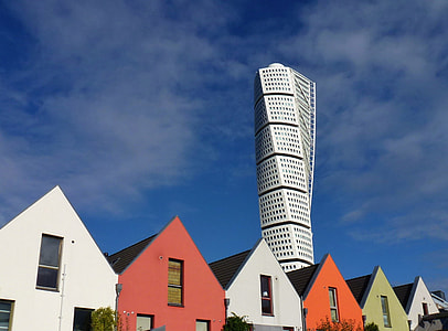 assorted-color row of houses thumbnail