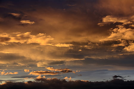 white clouds during sunset thumbnail