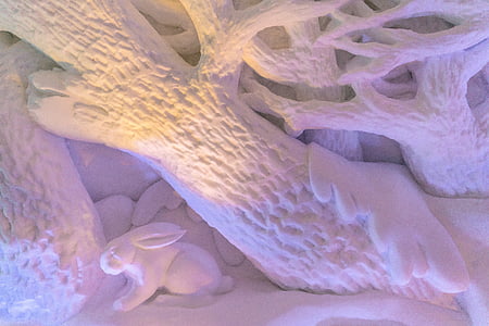 white ceramic rabbit figurine thumbnail