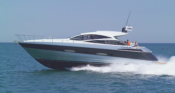 white and black speedboat thumbnail