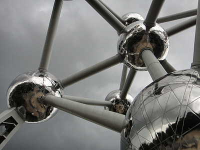 low-angle photography of Atomium, Brussels Germany thumbnail