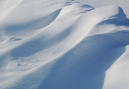 closeup photo of ground covered in snow thumbnail