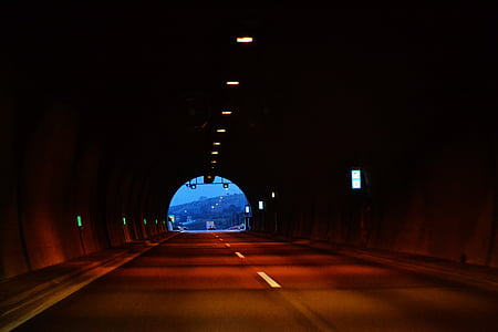 selective photo of tunnel road thumbnail
