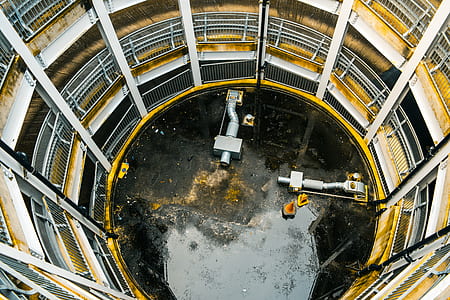 top view photography of building with water thumbnail