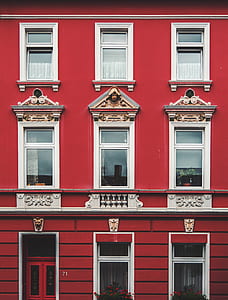 red and white concrete building thumbnail