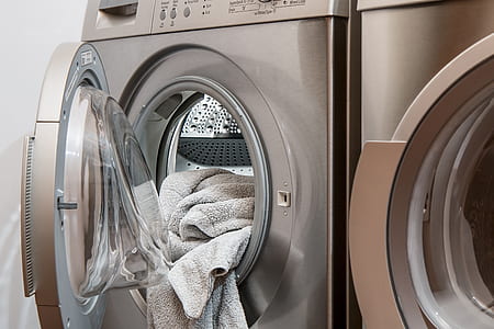 two grey washer dryer set thumbnail