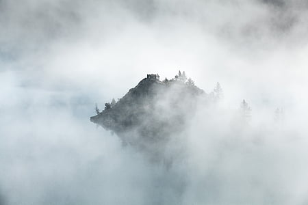 clouds, fog, mist, mountain thumbnail