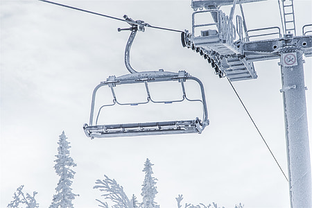 white electric snow lift thumbnail
